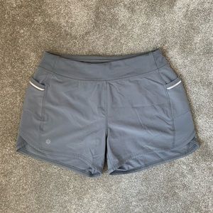 Athleta girl grey shorts